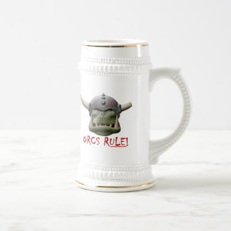 Chope À Bière Règle d'Orcs !