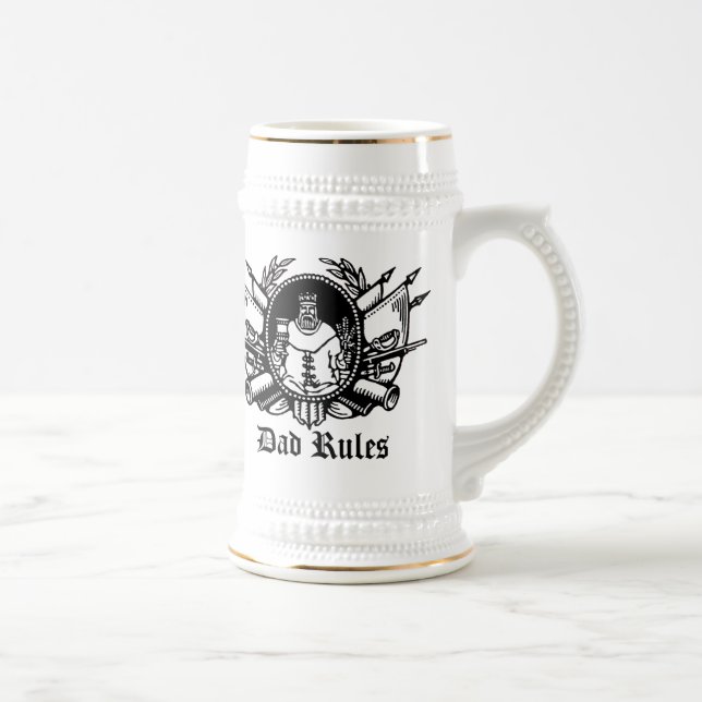 Chope À Bière Règles de papa ! (Droite)