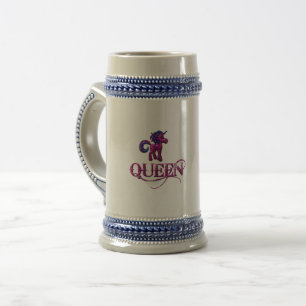 Chope À Bière Reine Licorne