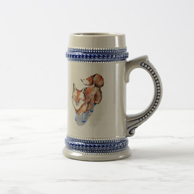 Chope À Bière Renard en Chaussettes (Droite)
