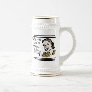 Chope À Bière Rétros T-shirts et cadeaux de Nonna