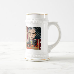 CHOPE À BIÈRE RON PAUL 18 0UNCE BEER STEIN