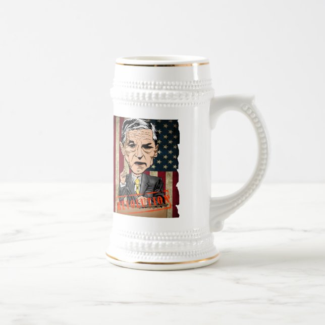 CHOPE À BIÈRE RON PAUL 18 0UNCE BEER STEIN (Droite)