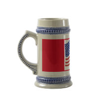 Rouge Blanc Bleu Américain Drapeau Patriotique Biè