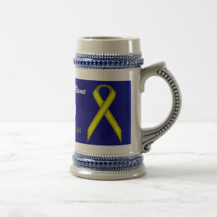 Chope À Bière Ruban standard jaune Tmpl par Kenneth Yoncich