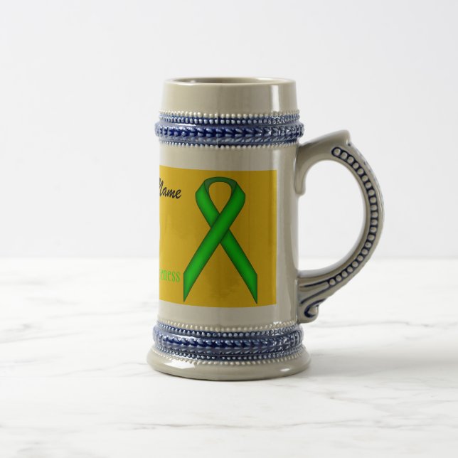 Chope À Bière Ruban standard Tmpl de vert de chaux par Kenneth (Droite)