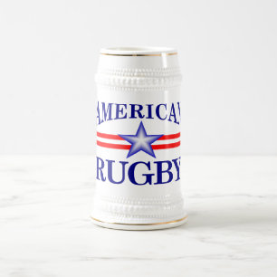 Chope À Bière Rugby américain (steins jbrugby de bière)