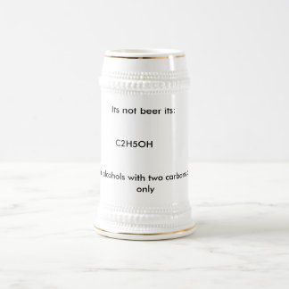 Chope À Bière Sa pas bière sa : , C2H5OH, avertissant : pour