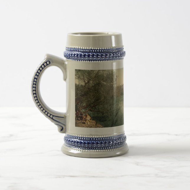 Chope À Bière Scène de la Bible chrétienne (Gauche)