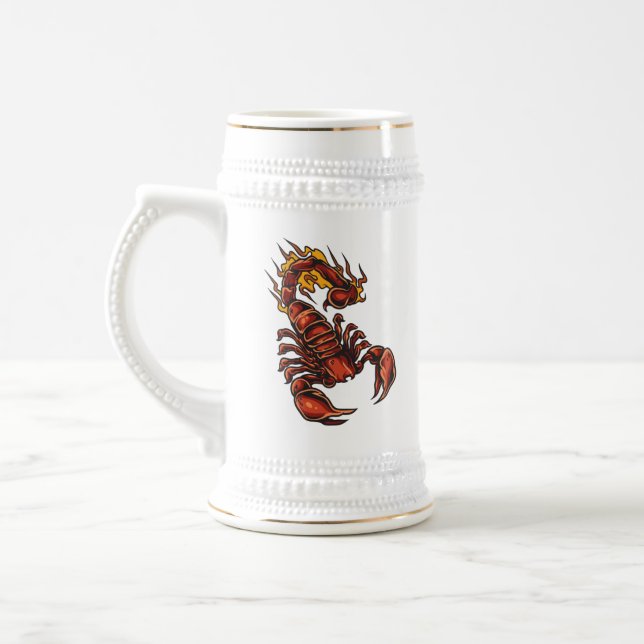 Chope À Bière Scorpion ardent Stein (Gauche)