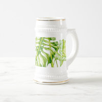 Sculptures feuillues sur un Stein