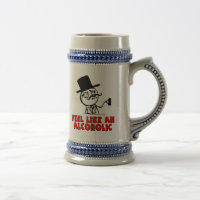 Sentez comme une bière Stein de l'alcoolique MEME