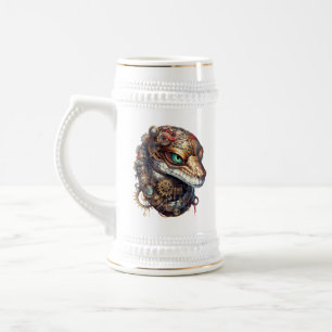 Chope À Bière Serpent à vapeur