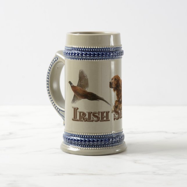 Chope À Bière Setter irlandais  (Devant gauche)