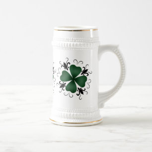 Chope À Bière Shamrock de fantaisie de victorian