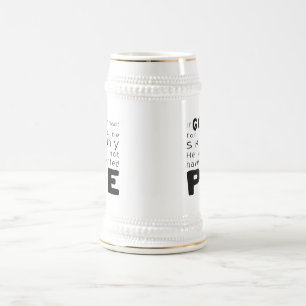 Chope À Bière Si Dieu voulait qu'on soit maigre n'aurait pas inv