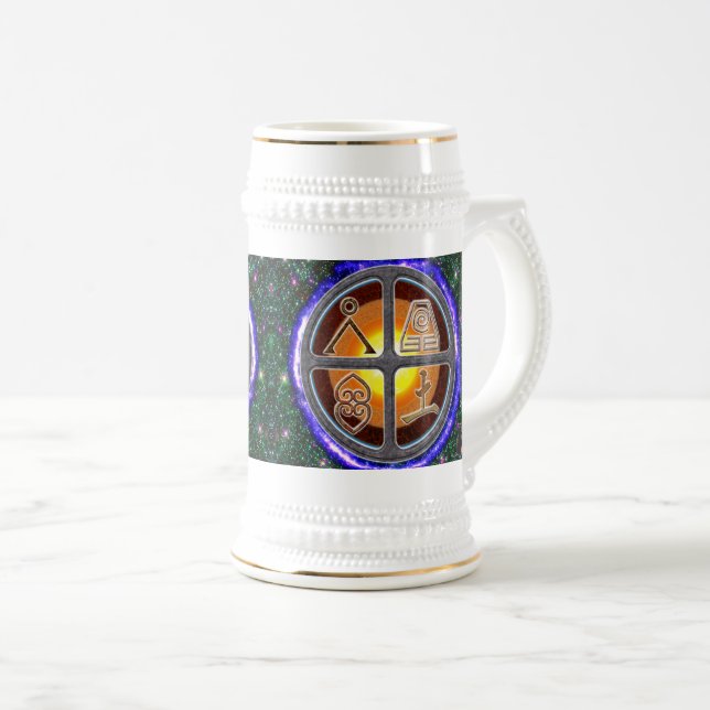 Chope À Bière Signes de terre (Devant droit)