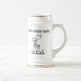Chope À Bière SIT JUSTE A REAL Stein