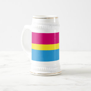 Chope À Bière SlipperyJoe's pansexual pride flag pi sans sexe