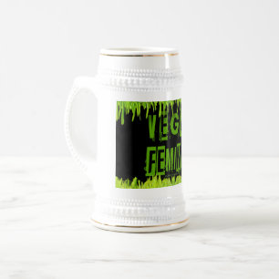 Chope À Bière SlipperyJoe's veganisme féministe attention-grabbi
