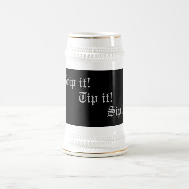 Chope À Bière slogan original et amusant (Centre)