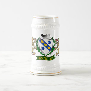 Chope À Bière Smith/Smyth Irish Shield Beer Stein