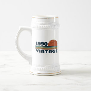 Chope À Bière Soirée personnalisée vintage de 35 ans