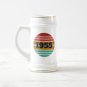 Chope À Bière Soixante-dix vintages 70e anniversaire personnalis