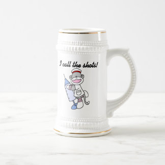 Chope À Bière Soq Singe Infirmière J'appelle les coups cadeaux