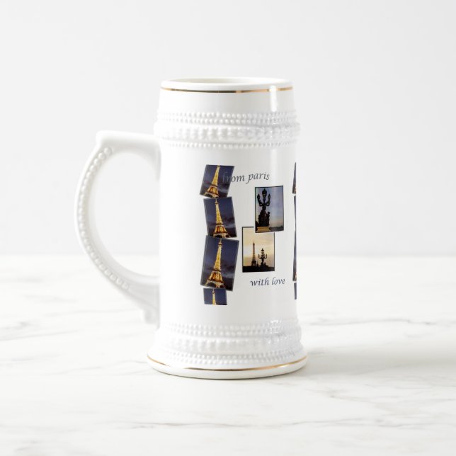 CHOPE À BIÈRE SOUVENIR DE PARIS DE TOUR EIFFEL (Gauche)
