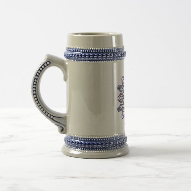 Chope À Bière Spikes bleus (Gauche)