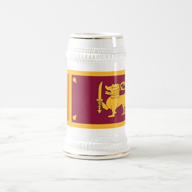 Chope À Bière Sri Lanka Flag (Centre)