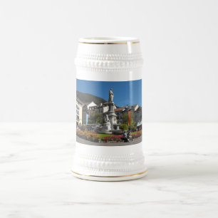 Chope À Bière Statue en Bolzano Italie