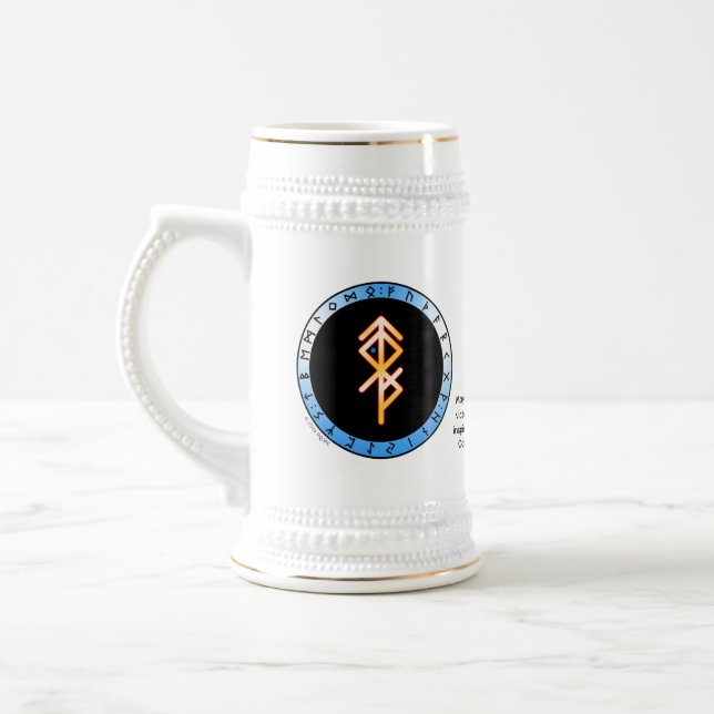 Chope À Bière Stein à bière à rune de danse de la victoire (Gauche)