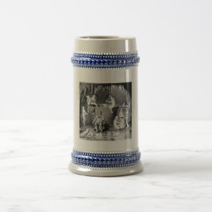 Chope À Bière stein avec la copie du hall des aegir