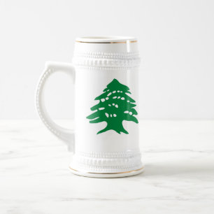 Chope À Bière stein - cèdre libanais