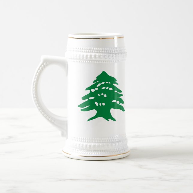 Chope À Bière stein - cèdre libanais (Gauche)