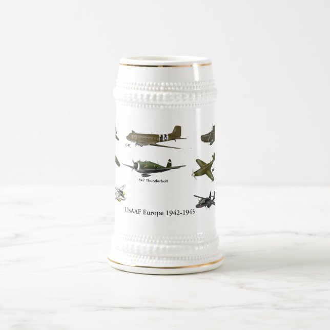 Chope À Bière Stein commémoratif USAAF (Centre)