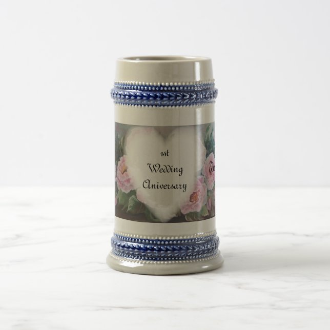 Chope À Bière stein d'anniversaire de mariage (Centre)