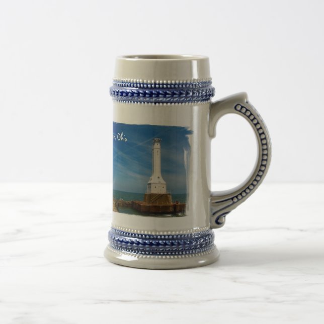 Chope À Bière Stein de bière de phare d'Huron (Droite)