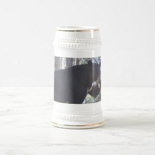 Chope À Bière Stein de l'ours noir