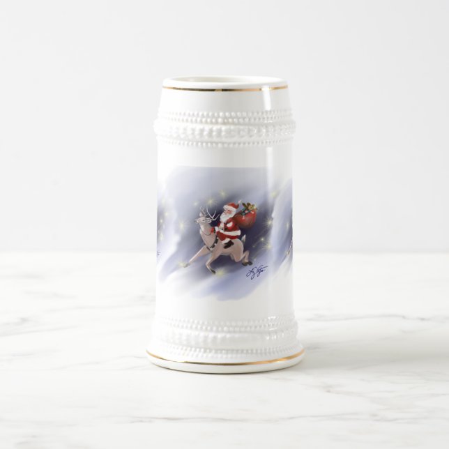 Chope À Bière Stein de père Noël (Centre)