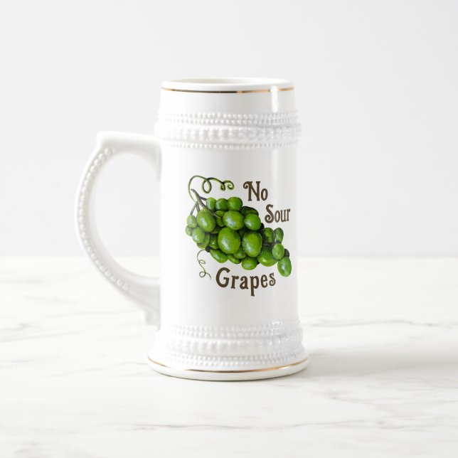 Chope À Bière Stein de raisins (Gauche)