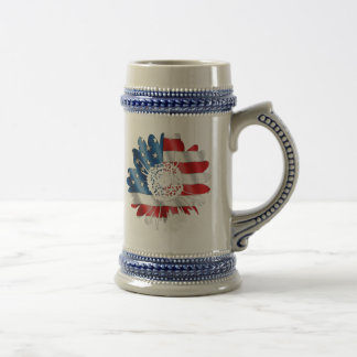 Chope À Bière Stein patriotique