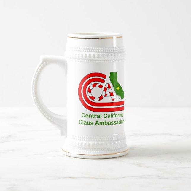 Chope À Bière Stein - Personnalisé avec le logo CCCA (Gauche)