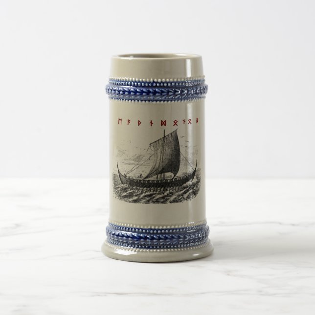 Chope À Bière Stein runique de la mort et d'honneur (Centre)