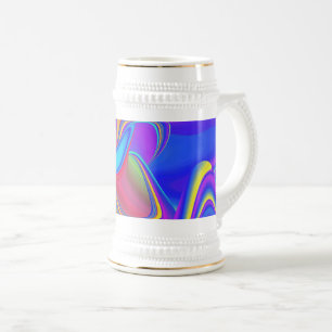 Chope À Bière Summerfeel, Rainbowart 3D Abstrait