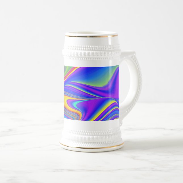 Chope À Bière Summerfeel, Rainbowart 3D Abstrait (Devant droit)