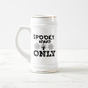 Chope À Bière Sweat à capuche Spooky Vibes Only-67293
