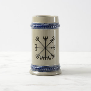 Chope À Bière Symbole viking de Vegvisir